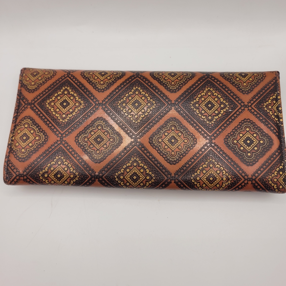 Prada Brown Patterned Women's Wallet - Picture 3 of 4